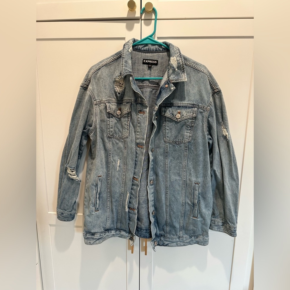 Express Oversized Jean Jacket M/L